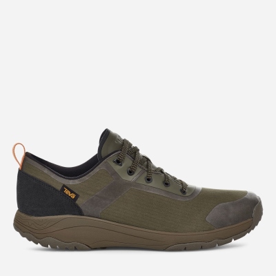 Teva Gateway Low - Men's Teva Hiking Shoes - Dark Olive | India (KDNM17658)